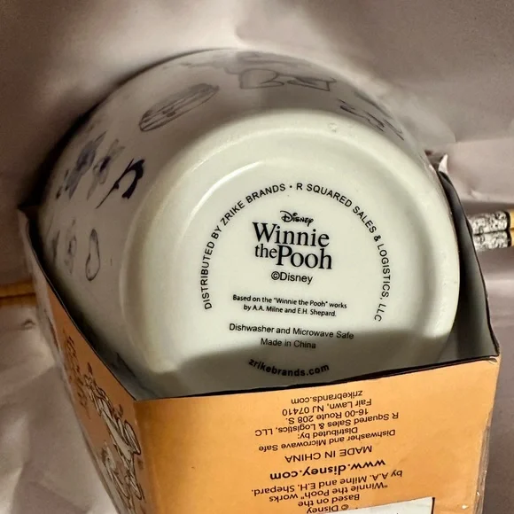 Disney Winnie The Pooh Blue Dreams Noodle Bowl - Picture 6 of 6